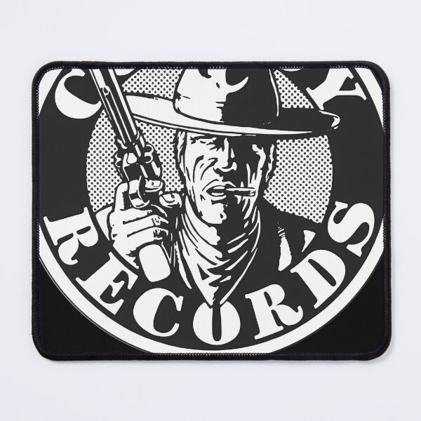 Item preview, Cowboy Records (Black And White Logo) designed and sold by KarenBradle.