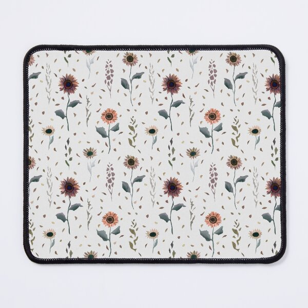 Item preview, Sunflowers, pink floral romantic pastel print. designed and sold by UVI-CA.