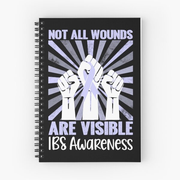 Item preview, IBS Not All Wounds Are Visible Irritable Bowel Syndrome Awareness Periwinkle Ribbon designed and sold by stylesip.