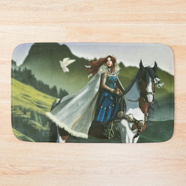 Item preview, A Viking princess on her horse sees a dove passing by designed and sold by François Roebben.