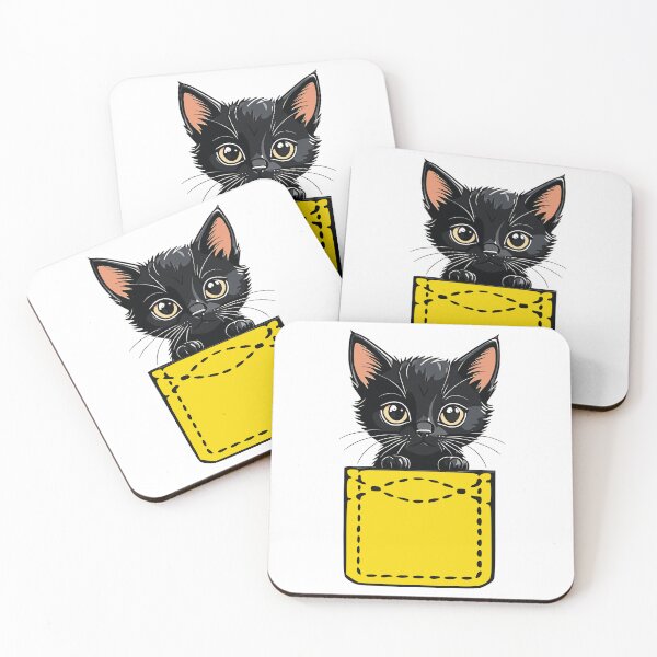 Item preview, Kitten In Your Pocket designed and sold by KaiLabsArt.
