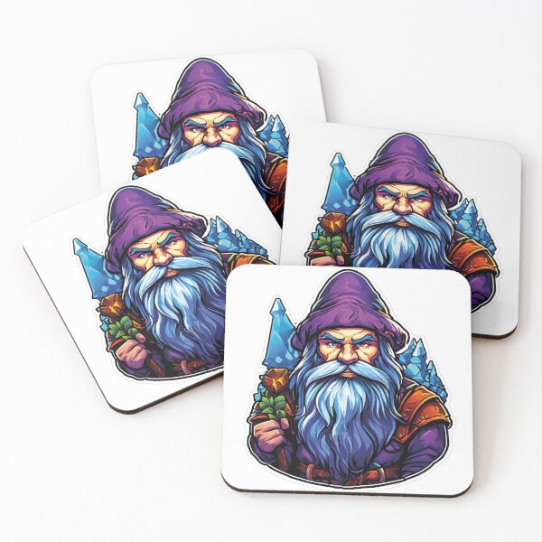 Item preview, The wise magician and his crystals designed and sold by Ink-Kreativ.