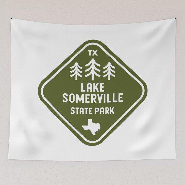 Item preview, Lake Somerville State Park Texas Rhombus designed and sold by bivenart.