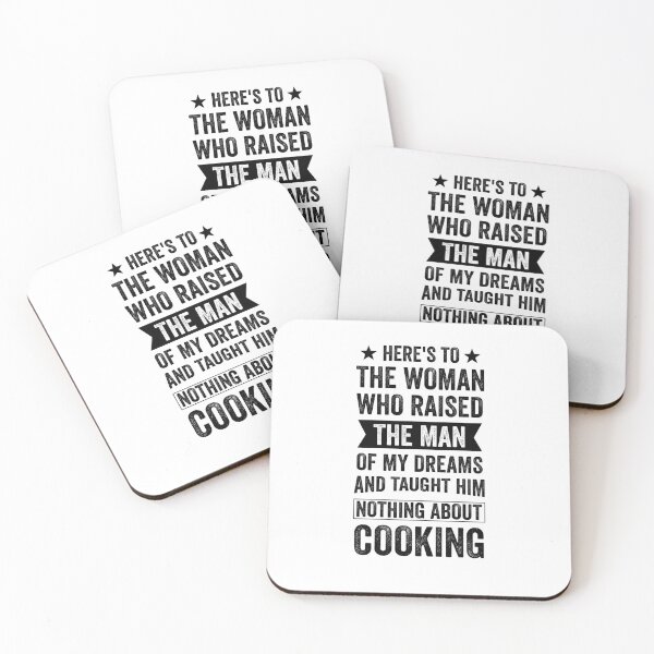 Item preview, Mothers Day 2024, Heres to the Woman Who Raised the Man of my Dreams and Taught Him Nothing About Cooking designed and sold by Peculiarts.