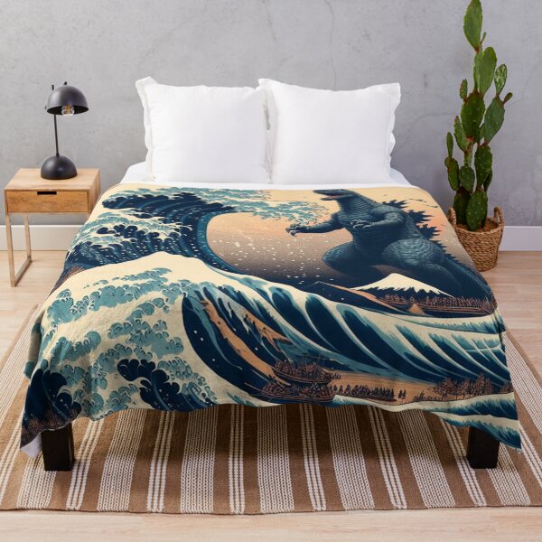 Item preview, godzila kanagawa wave designed and sold by MatthEwCasleE.
