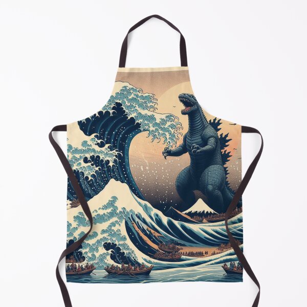 Item preview, godzila kanagawa wave designed and sold by MatthEwCasleE.