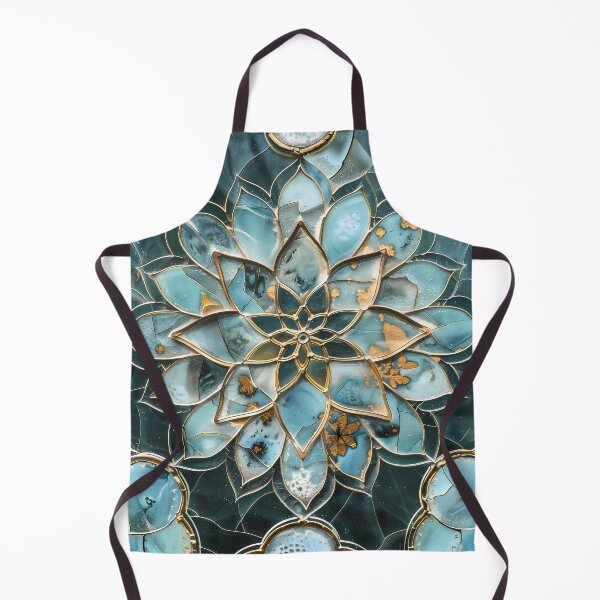 Item preview, Opal mandala and turquoise and gold marble designed and sold by Fantasyplus.