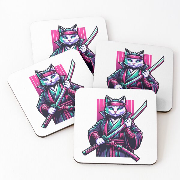 Item preview, Samurai Cat designed and sold by PeelZinc.