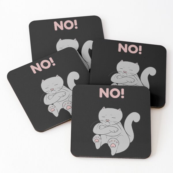 Item preview, Cute Cat NO! designed and sold by HugSomeNettles.