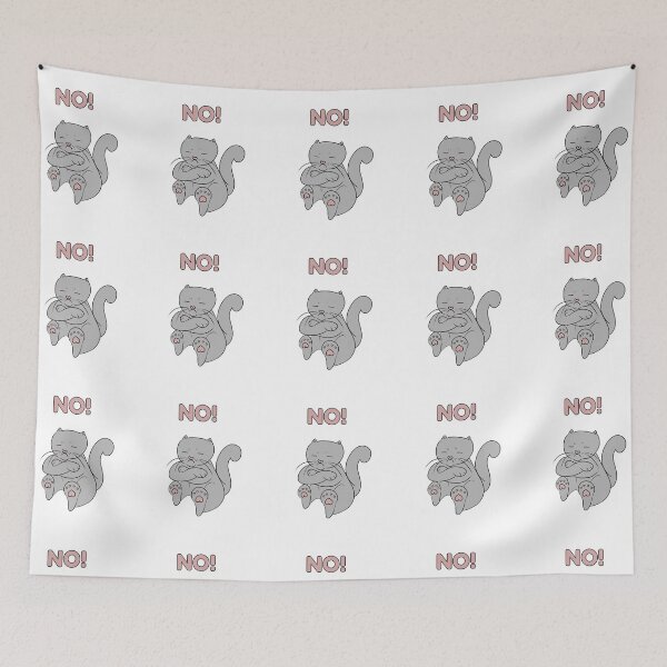 Item preview, Cute Cat NO! designed and sold by HugSomeNettles.