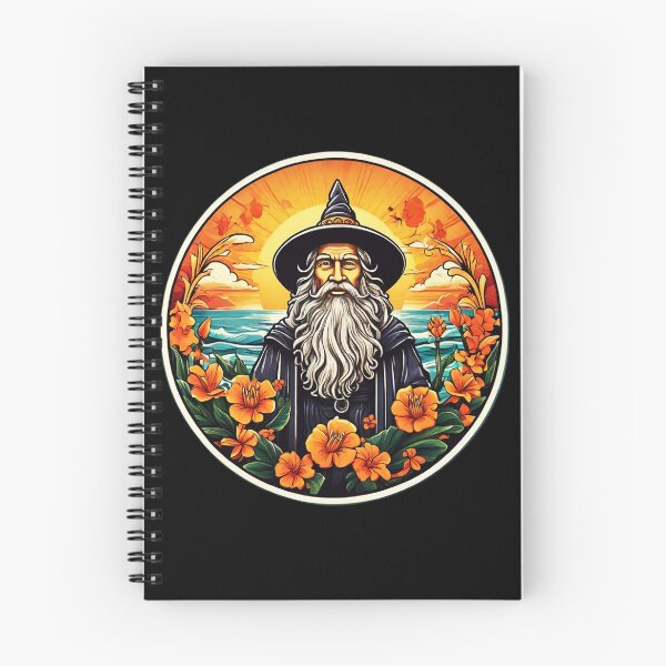 Item preview, Beach Lover Wizard by the Sea with Hawaiian Orchids designed and sold by NautiChic.