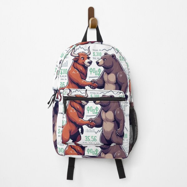 Item preview, Finance Stocks Bull Bear Wall Street Gift designed and sold by Pineapple-Tree.