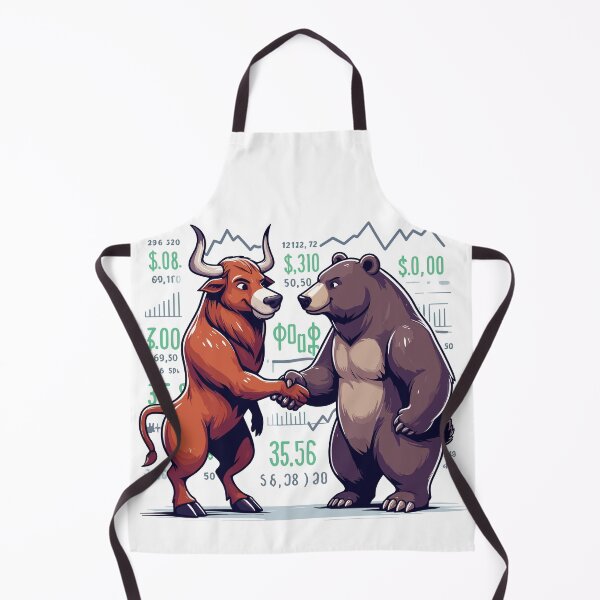 Item preview, Finance Stocks Bull Bear Wall Street Gift designed and sold by Pineapple-Tree.
