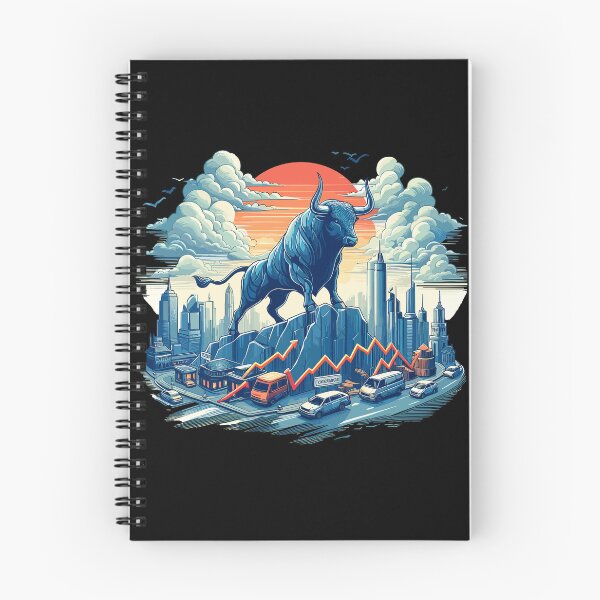 Item preview, Finance Stocks Taurus Bull Wall Street Gift designed and sold by Pineapple-Tree.