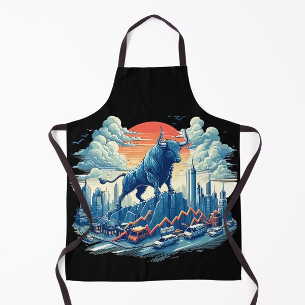 Item preview, Finance Stocks Taurus Bull Wall Street Gift designed and sold by Pineapple-Tree.
