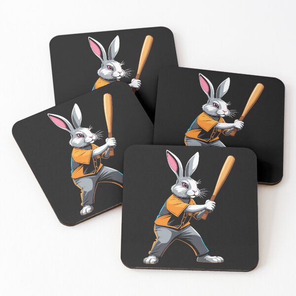 Item preview, Baseball Player Easter Bunny Funny Easter designed and sold by LuminOrb.