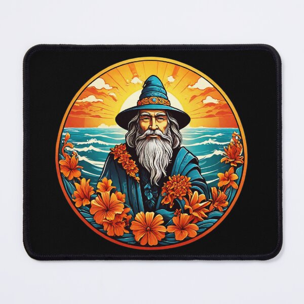Item preview, Beach Lover Sorcerer by the Sea with Hawaiian Orchids designed and sold by NautiChic.