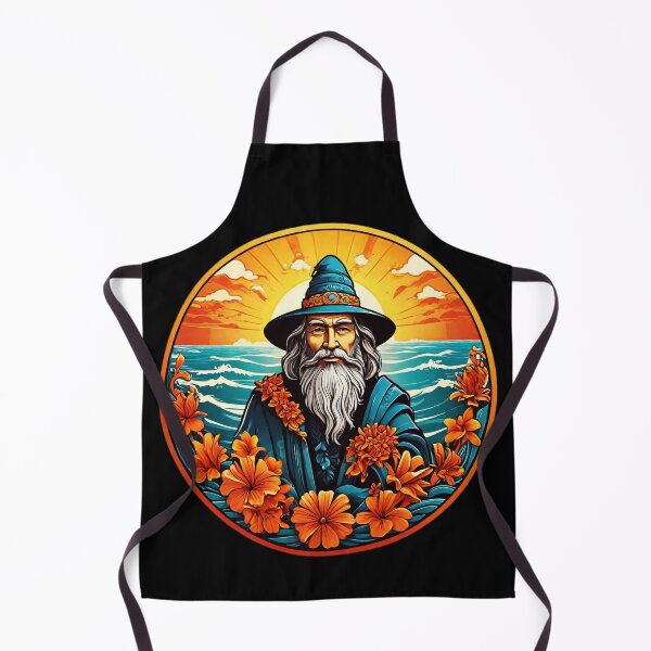 Item preview, Beach Lover Sorcerer by the Sea with Hawaiian Orchids designed and sold by NautiChic.