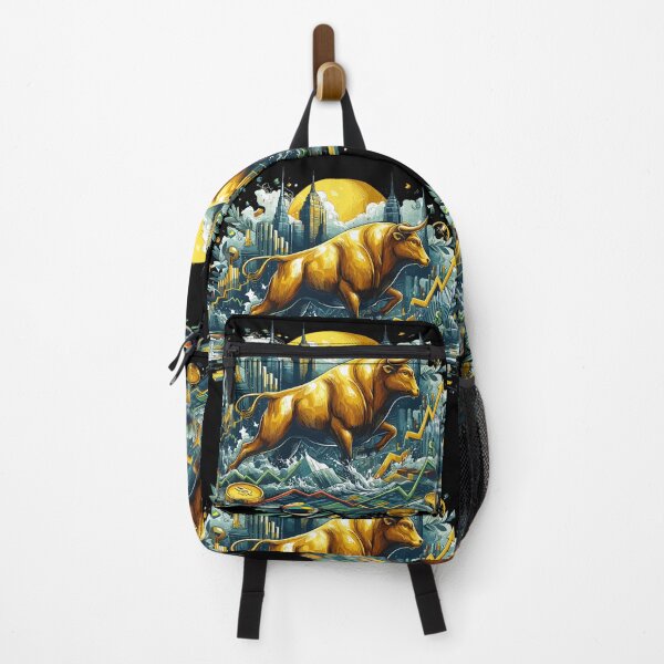 Item preview, Finance Stocks Taurus Bull Gold Wall Street Gift designed and sold by Pineapple-Tree.