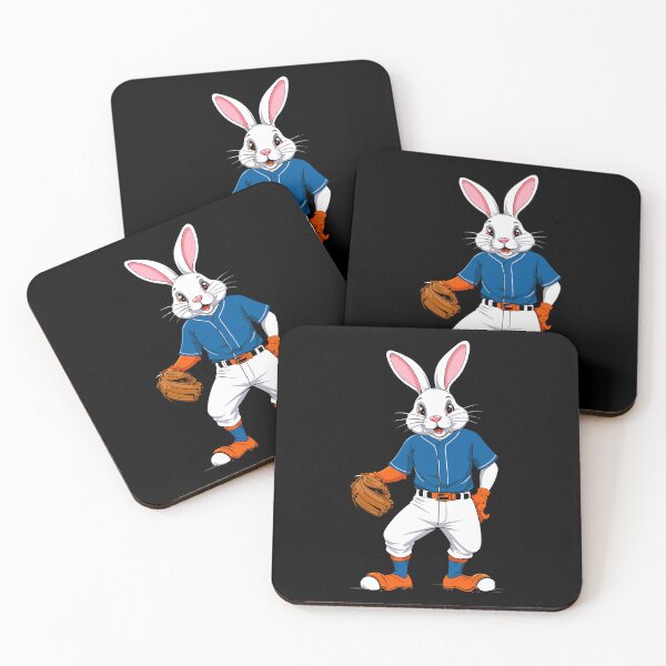 Item preview, Baseball player Easter bunny funny design designed and sold by LuminOrb.
