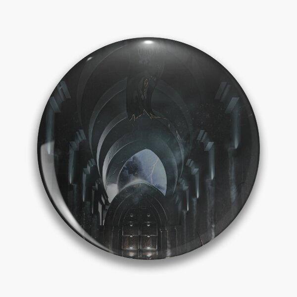Item preview, A warrior messenger advances toward a door that hides a dangerous secret on a stormy night designed and sold by François Roebben.