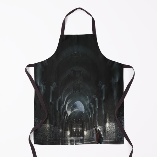 Item preview, A warrior messenger advances toward a door that hides a dangerous secret on a stormy night designed and sold by François Roebben.