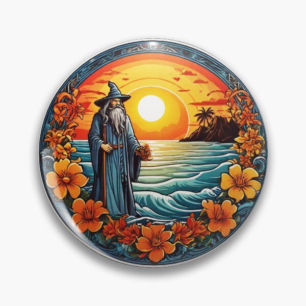 Item preview, Beach Lover Mage by the Sea with Hawaiian Orchids designed and sold by NautiChic.