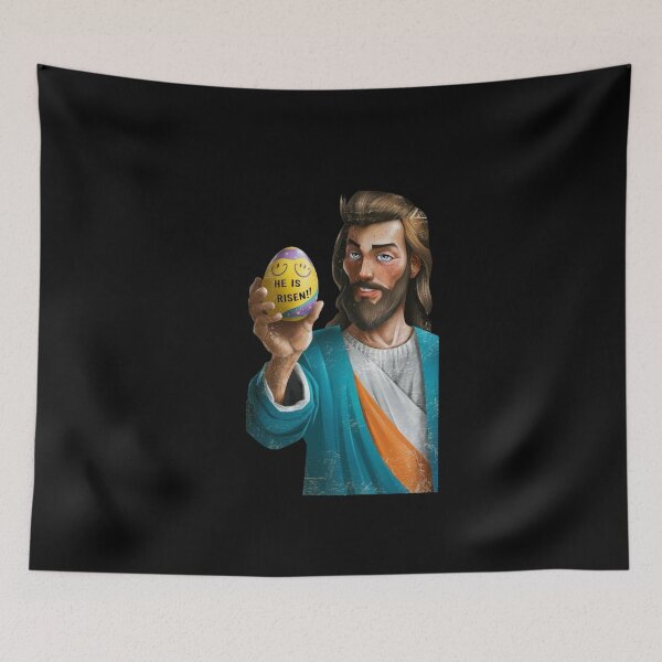 Item preview, Jesus he is risen Easter egg designed and sold by HeadTurningArt.