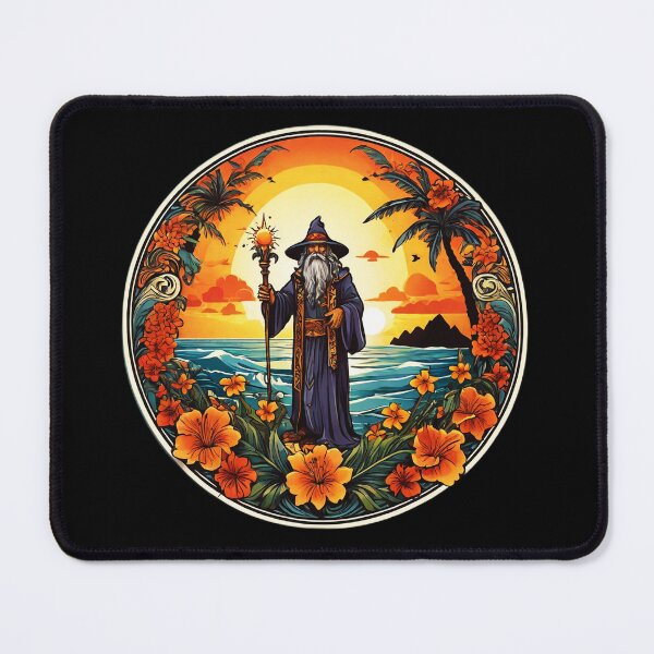 Item preview, Beach Lover Magician by the Sea with Hawaiian Orchids designed and sold by NautiChic.