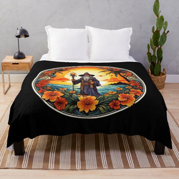 Item preview, Beach Lover Magician by the Sea with Hawaiian Orchids designed and sold by NautiChic.