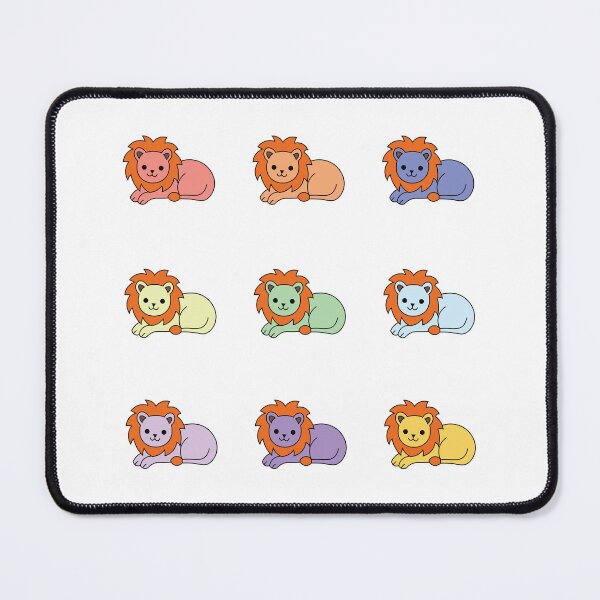 Item preview, cute Doodle lion pack designed and sold by CuteArtPack.