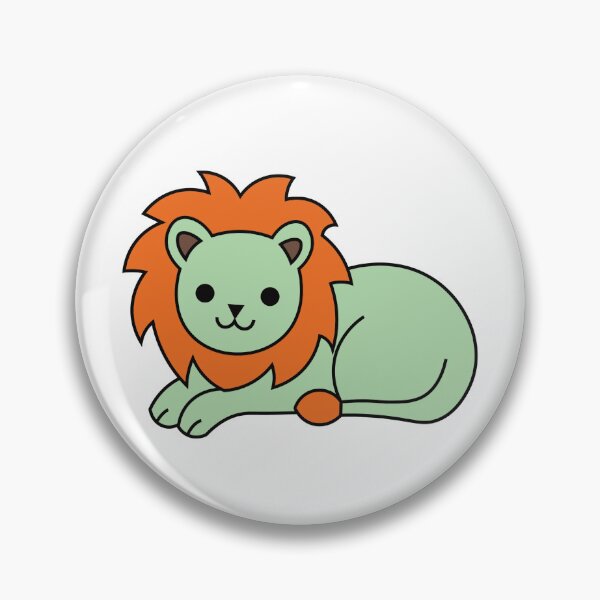 Item preview, cute Doodle lion pack designed and sold by CuteArtPack.