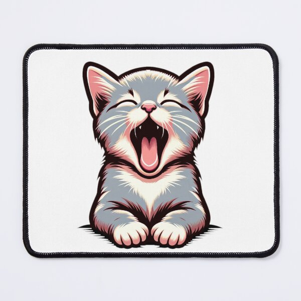 Item preview, Yawning Kitten designed and sold by Platinumpalette.