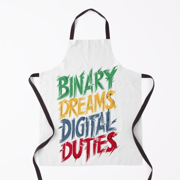 Item preview, Binary dreams, digital duties  designed and sold by AfroBeeHouse.