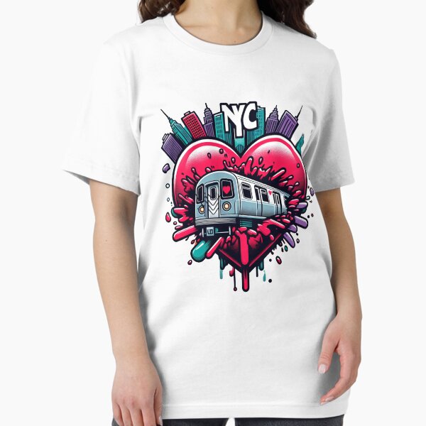 Item preview, New York Subway Love NYC Subway Train Love  designed and sold by MayaDelaye.