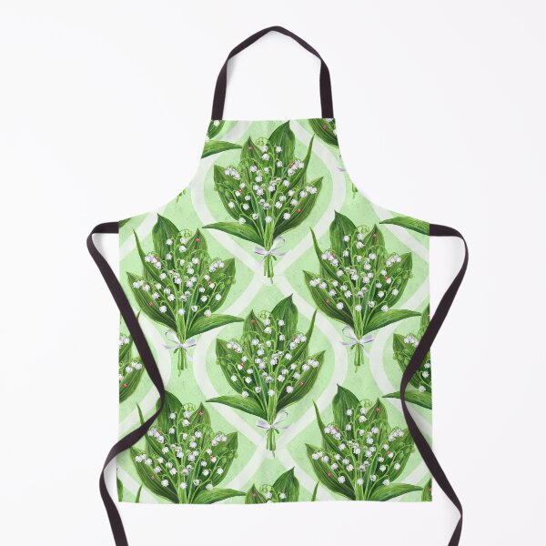 Item preview, Bouquet of lilly of the valley flowers on green designed and sold by Katerina Mitkova Kirilova.