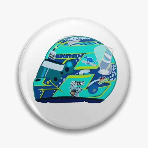 Item preview, Zhou Guanyu 2024 Australia Helmet  designed and sold by OriDraws.