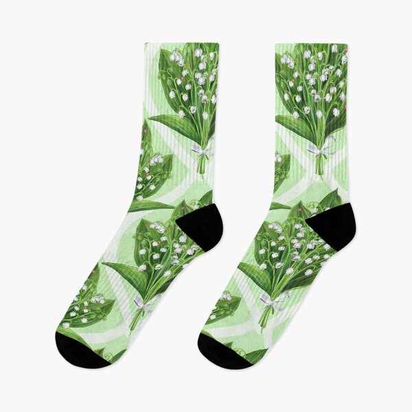 Item preview, Bouquet of lilly of the valley flowers on green designed and sold by Katerina Mitkova Kirilova.