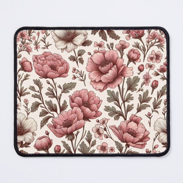 Item preview, Cottagecore Pink Flowers Preppy Vintage Aesthetic designed and sold by myrll.