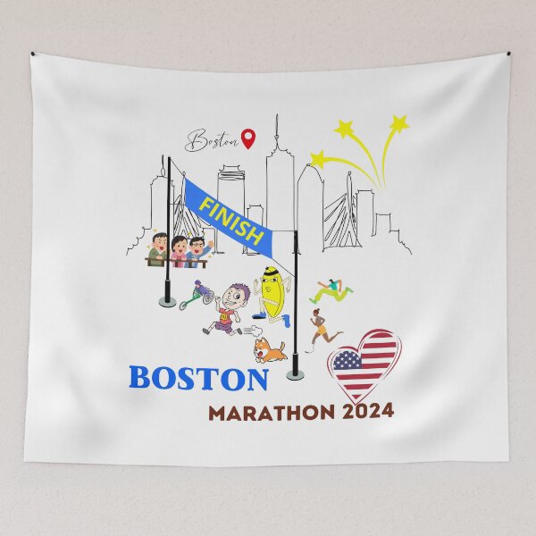 Artikelvorschau, Boston Marathon. entworfen und verkauft von ConradoBullhead.