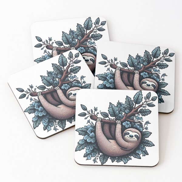 Item preview, Funny Sloth Sticker designed and sold by AnriIluridze.