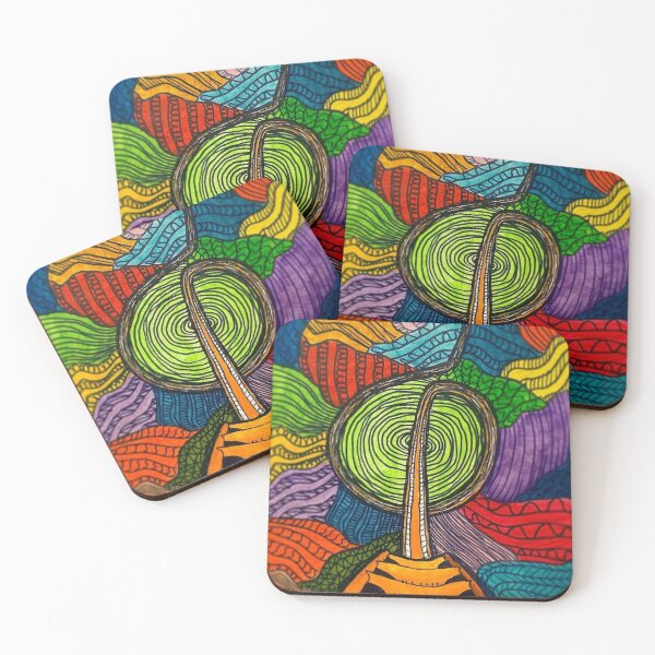 Item preview, Dizzy Rollercoaster Colorful Modern Art designed and sold by JeysArtDesign.