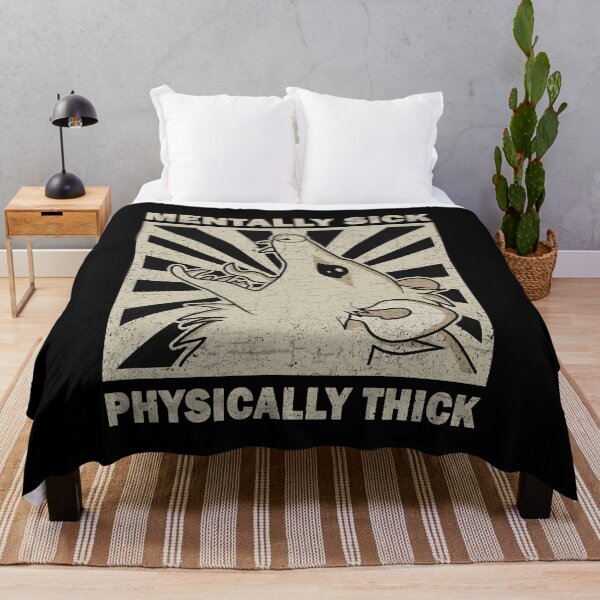 Item preview, Possum - Mentally Sick Physically Thick designed and sold by ValentinaHramov.