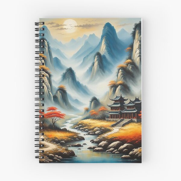 Item preview, Chinese mountain and river valley designed and sold by JackFreestone.