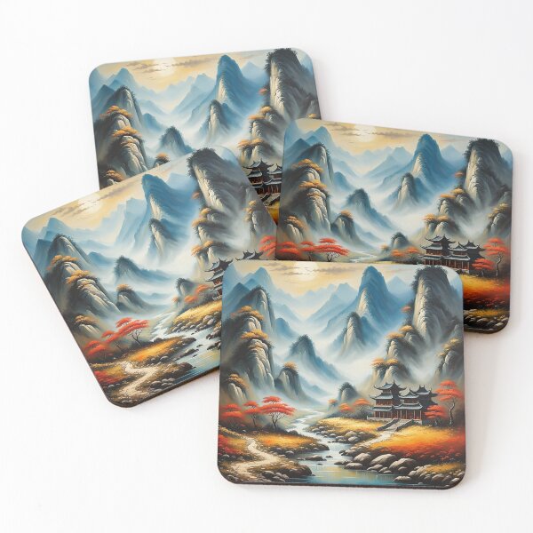 Item preview, Chinese mountain and river valley designed and sold by JackFreestone.