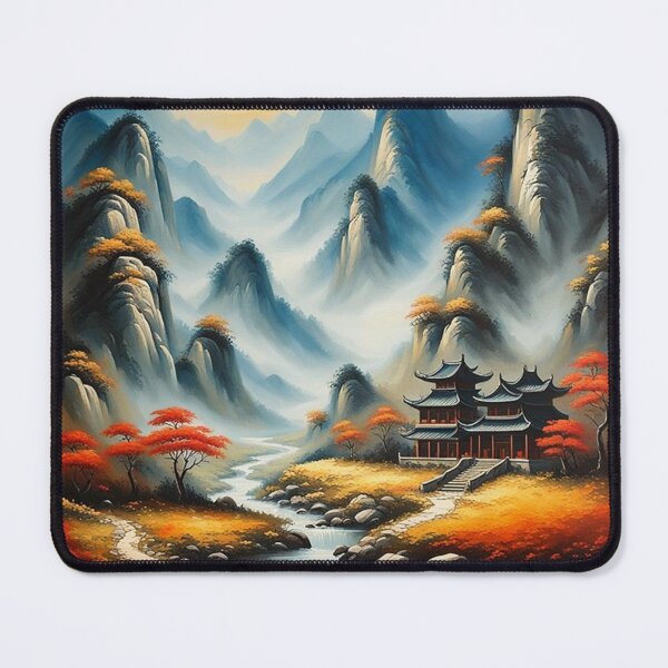 Item preview, Chinese mountain and river valley designed and sold by JackFreestone.