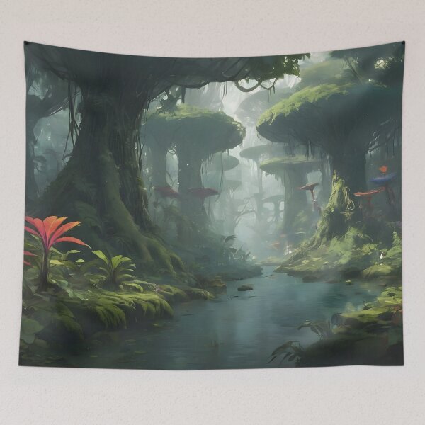 Item preview, Glowing Mushroom Glade designed and sold by papi1998.