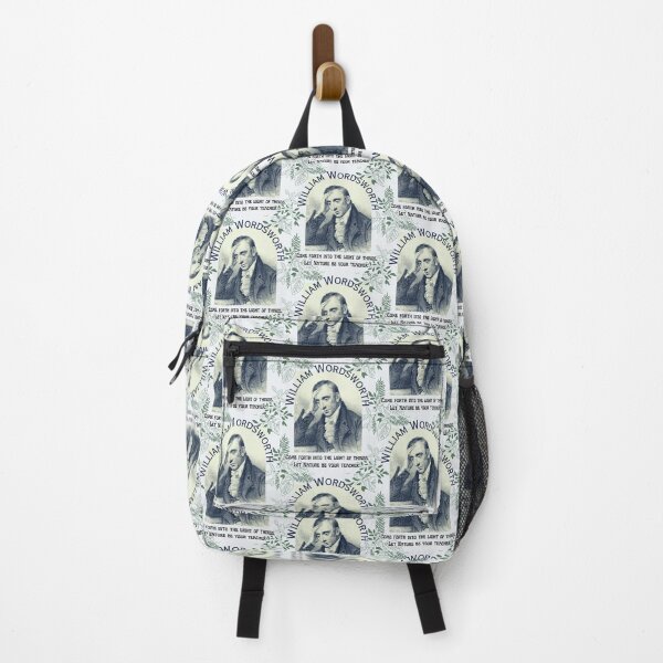Item preview, William Wordsworth portrait and quote: Come forth into the light of things, Let Nature be your teacher.  designed and sold by artbleed.