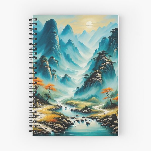 Item preview, Chinese mountain with river valley designed and sold by JackFreestone.
