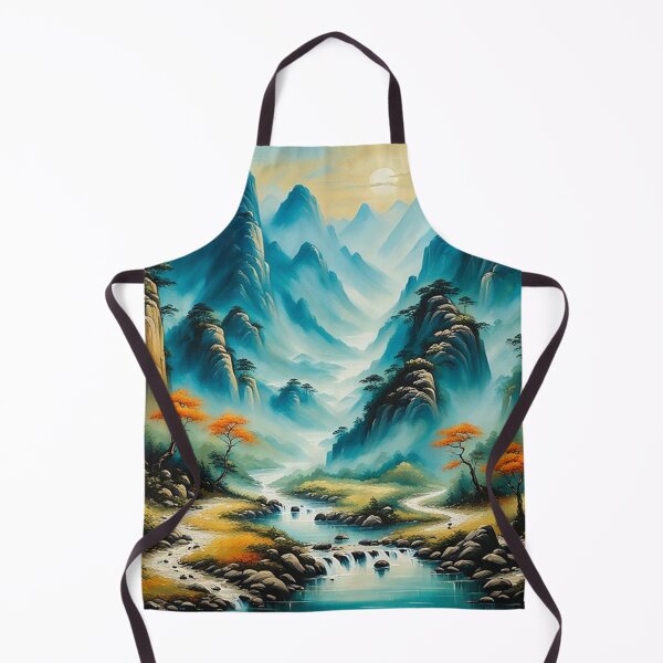 Item preview, Chinese mountain with river valley designed and sold by JackFreestone.